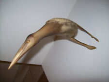 Horn Skulptur Vogel Reiher Kranich Schnitzerei Rinder Kuh Horn