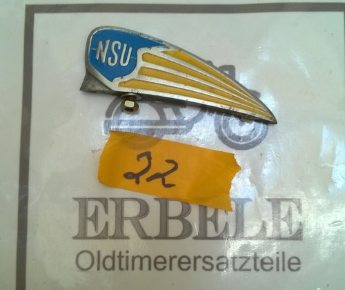 Nsu quickly emblem gelb - quickly, emblem,