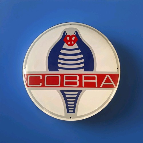 Cobra emailschild emaille - emailschild,