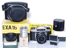 EXA 1b mit Zeiss Tessar 2,8/50mm und viel Zubehör