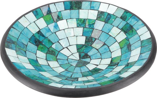 Runde mosaikschale - runde,