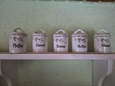 Rosenthal 5 alte Gewürzbehälter Porzellan Gewürzdosen