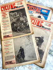 FOUR VINTAGE CYCLING & MOPEDS MAGAZINES DATED NOV/DEC 1958.