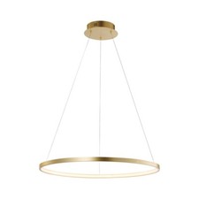 LED Pendellampe gold farbend
