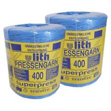 Superpress Pressengarn 10 kg Synthetik 2x400m/kg blau Bindegarn Erntegarn