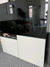 Vitrine - Wohnzimmerschrank mit Glastüren