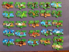 Fruchtzwerge Magnete 26 x verschiedene Tier Puzzle von A - Z