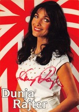 Dunja rajter autogrammkarte - rajter,