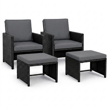 Polyrattan Gartenmöbelset 4