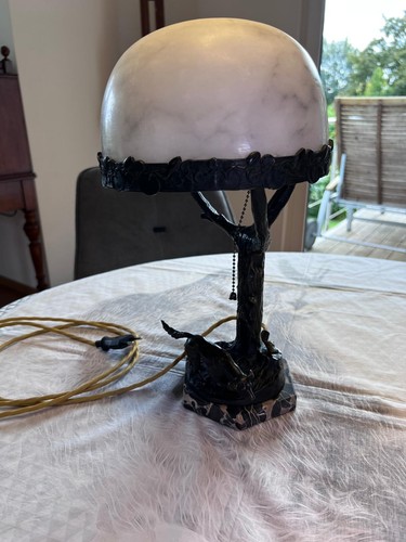 Antike jugendstil tischlampe - antike,