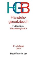Handelsgesetzbuch HGB: ohne