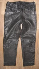 / MODEKA / Herren- LEDERJEANS