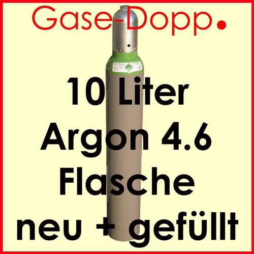 Argon gasflasche 10 liter - 10,