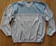 Neu Enzo Lorenzo Herren Strick Pullover Gr.50 Blau langarm hochwertig