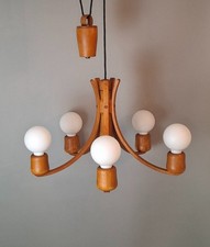 Alte Domus Pendellampe Leuchter Danish Design Teak Vintage 70er