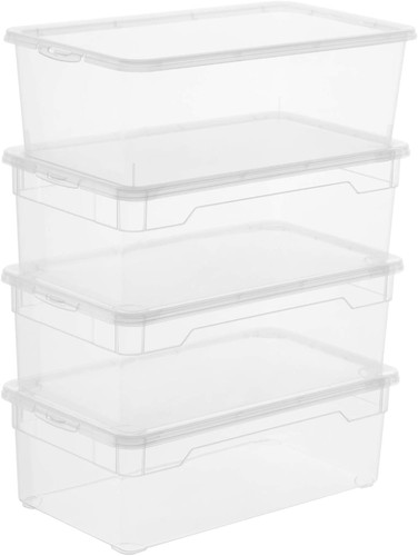 Rotho clear 4er - clear, 4er-set