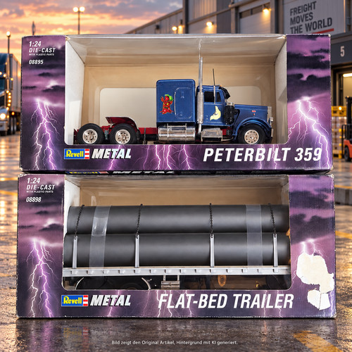 Revell metal peterbilt 359 - 359, +
