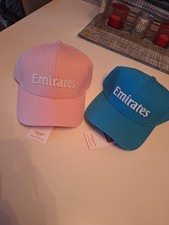 Emirates Caps blau und rosa