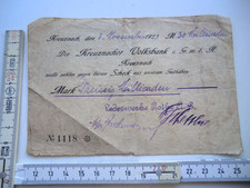 30 Milliarden Mark Notgeld Scheck Kreuznach Rheinland 1923 Lederwerke Rohte A.G.