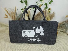Camping Geschenk  Filztasche