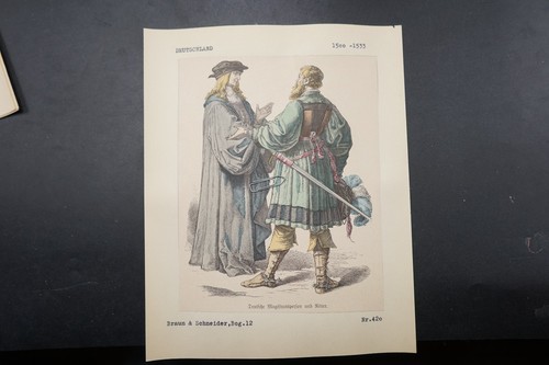 Bildtafel tracht kostüm - bildtafel,