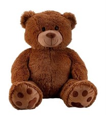 Xxl teddybär dunkelbraun - dunkelbraun, bär