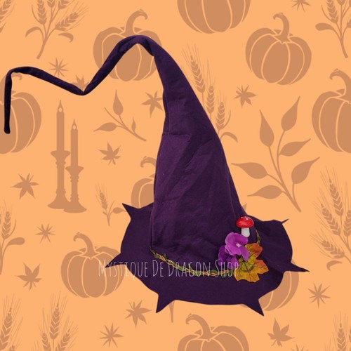 Lila hexenhut witch hat - lila,