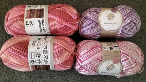 Kleines wollpaket 200 rosa - kleines,