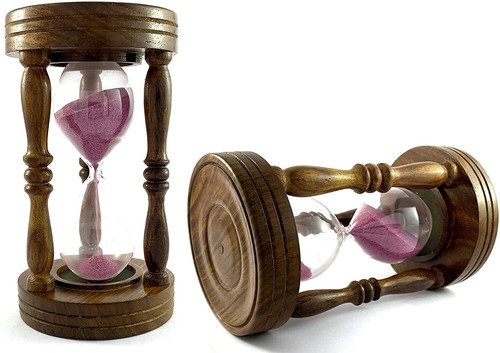 Holz sanduhr glas küche - küche, /