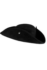 Dreispitz schwarz mit