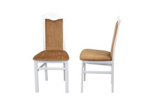 2er Set Stühle Velour-Stoff
