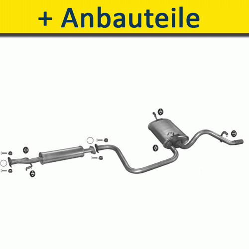 Auspuff auspuffanlage für - auspuff,