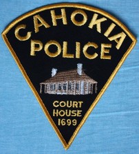 Ärmelabzeichen Patch Polizei USA – Cahokia Police, lesen, ansehen