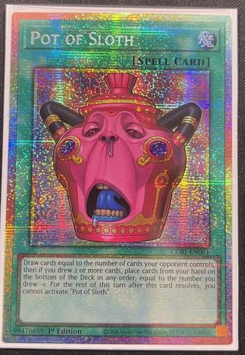 Yugioh pot sloth - yugioh,
