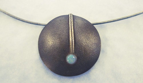 Silber-Design-Collier