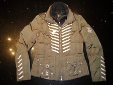 BOGNER MILITARY STYLE SKIJACKE SKI JACKE BRAUN TEAM DSV 36 S 1.500 EUR B00107