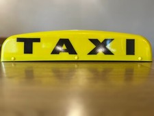 VINTAGE TAXI DACH LICHTSCHILD