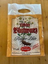 Original Penninger Bärwurz  / Blutwurz Plastiktüte Sammler ca 35 x 23 cm Top !!!