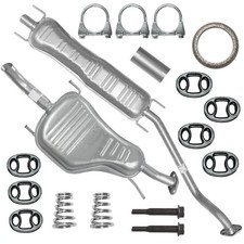 Auspuffanlage Schalldämpfer Auspuff für Opel Astra G II 2 1.6 1.8 2.0 Stufenheck