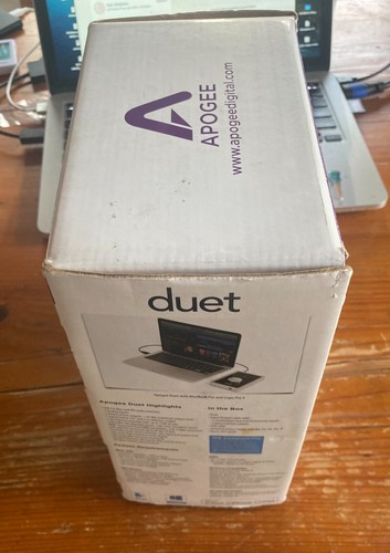 Apogee duet audio - 2, interface