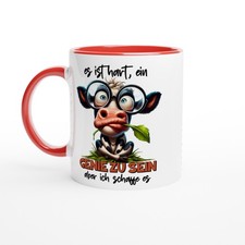 Lustige Tasse Genie Kuh
