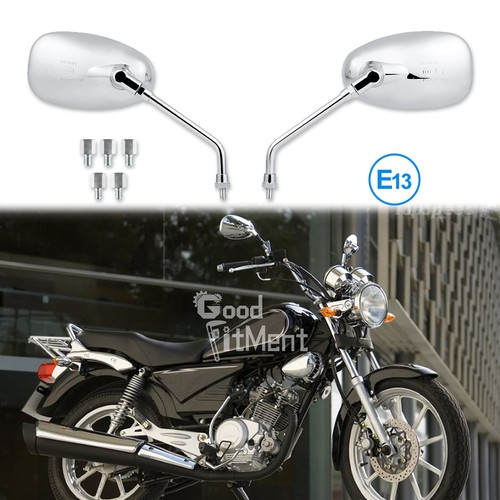 Chrom oval motorrad spiegel - motorrad,