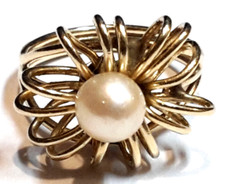 Ring Gold 585 mit Perle ca