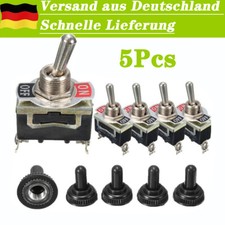 5x Kippschalter Wippschalter 2 Pin 12V 24V 220V 230V 10A ON/OFF Auto KFZ Boot