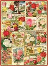 Puzzle Rosen Vintage Collage