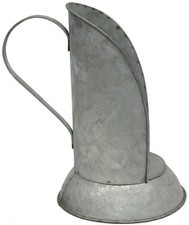 Kerzenhalter "URBAN" aus Blech mit Griff vintage rustikal H/B/T: 22/14,5/11cm