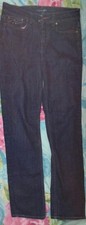 Tommy Hilfiger Damen Jeans Dunkelblau Gerade Baumwolle W29 L30