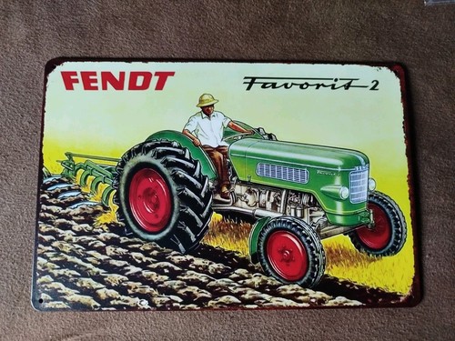 Blechschild fendt favorit 2 - fendt,