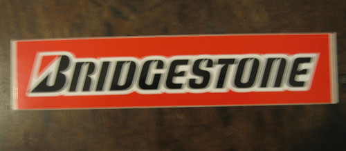 Aufkleber bridgestone rot - aufkleber,