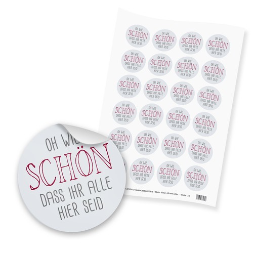 Itenga 24x sticker wie - 24x,